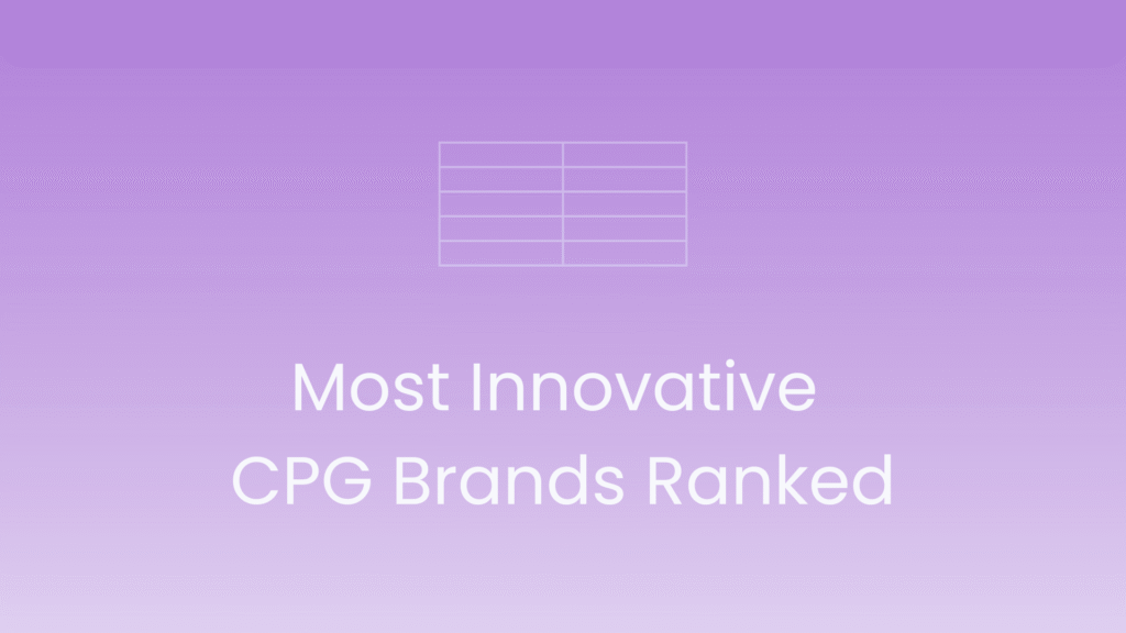 Most Innovative CPG Brands Ranked (2025)